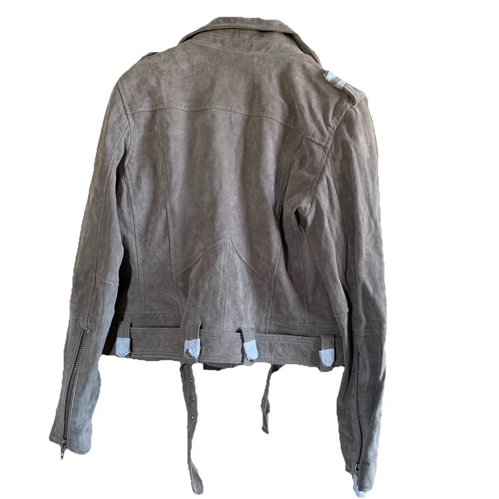 Blanknyc women's Suede Leather Jacket lined Casual Moto New with defect SZ-M